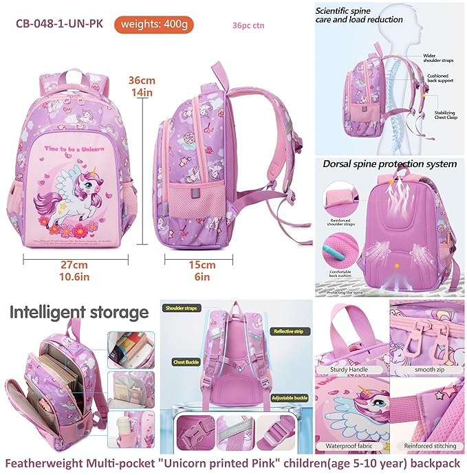 Cute Kawaii Bunny Soft Toy Large Capacity Backpack Bag for Primary School Girl Kids