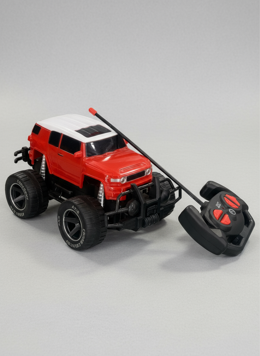 BIGFOOT SUV Off Roader Rechargeable Remote Control Car | RC Car Monster Truck | Headlight |  | Remote Control Car for Kids |  Red