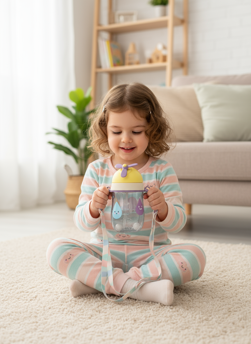 Premium Sipper Cup with Handles | BPA Free & Leak Proof | Sipper with Soft Silicone Straw