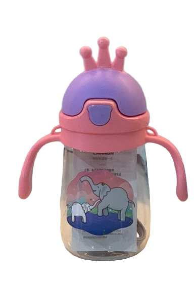 Compass Box Premium Sipper Cup with Handles | BPA Free & Leak Proof | Sipper with Soft Silicone Straw