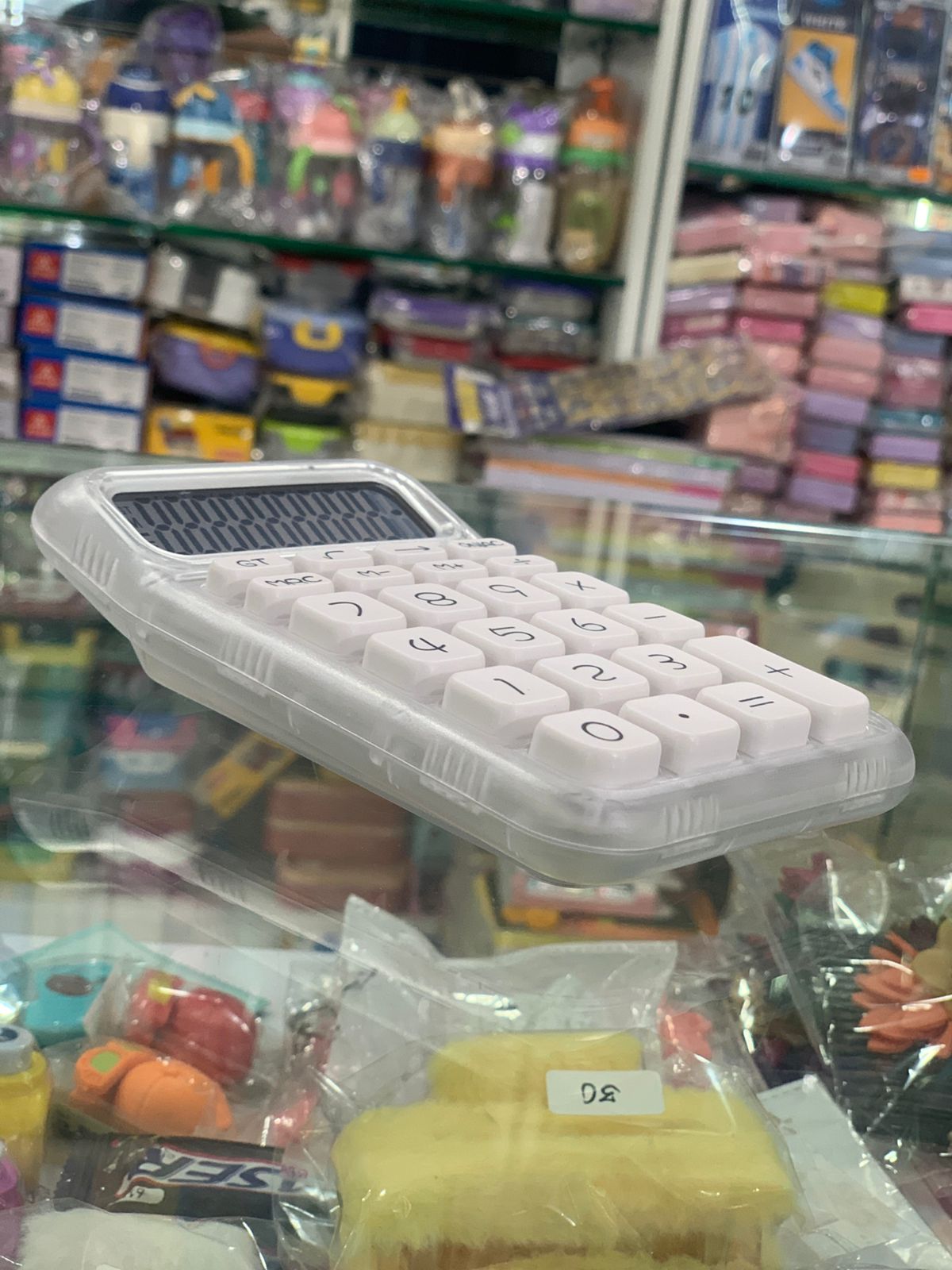 Cute & Functional Desktop Calculator - Big Button 10-Digit LCD Display | Aesthetic Candy Color | Comfortable Touch for Business, School, & Home Office