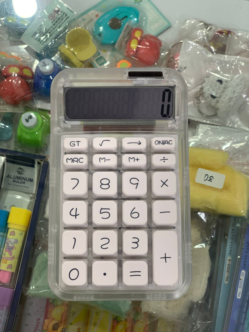 Cute & Functional Desktop Calculator - Big Button 10-Digit LCD Display | Aesthetic Candy Color | Comfortable Touch for Business, School, & Home Office