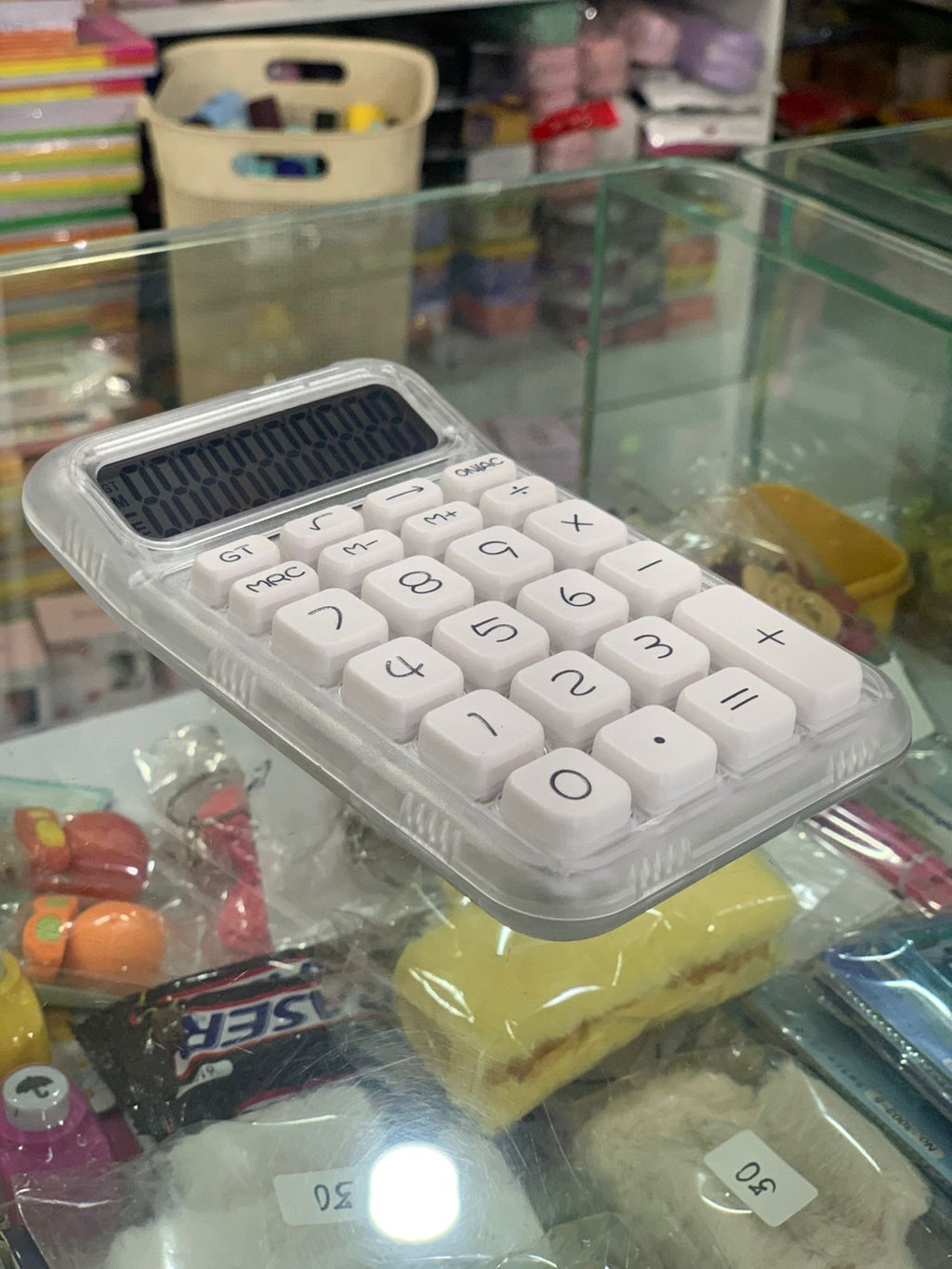 Cute & Functional Desktop Calculator - Big Button 10-Digit LCD Display | Aesthetic Candy Color | Comfortable Touch for Business, School, & Home Office