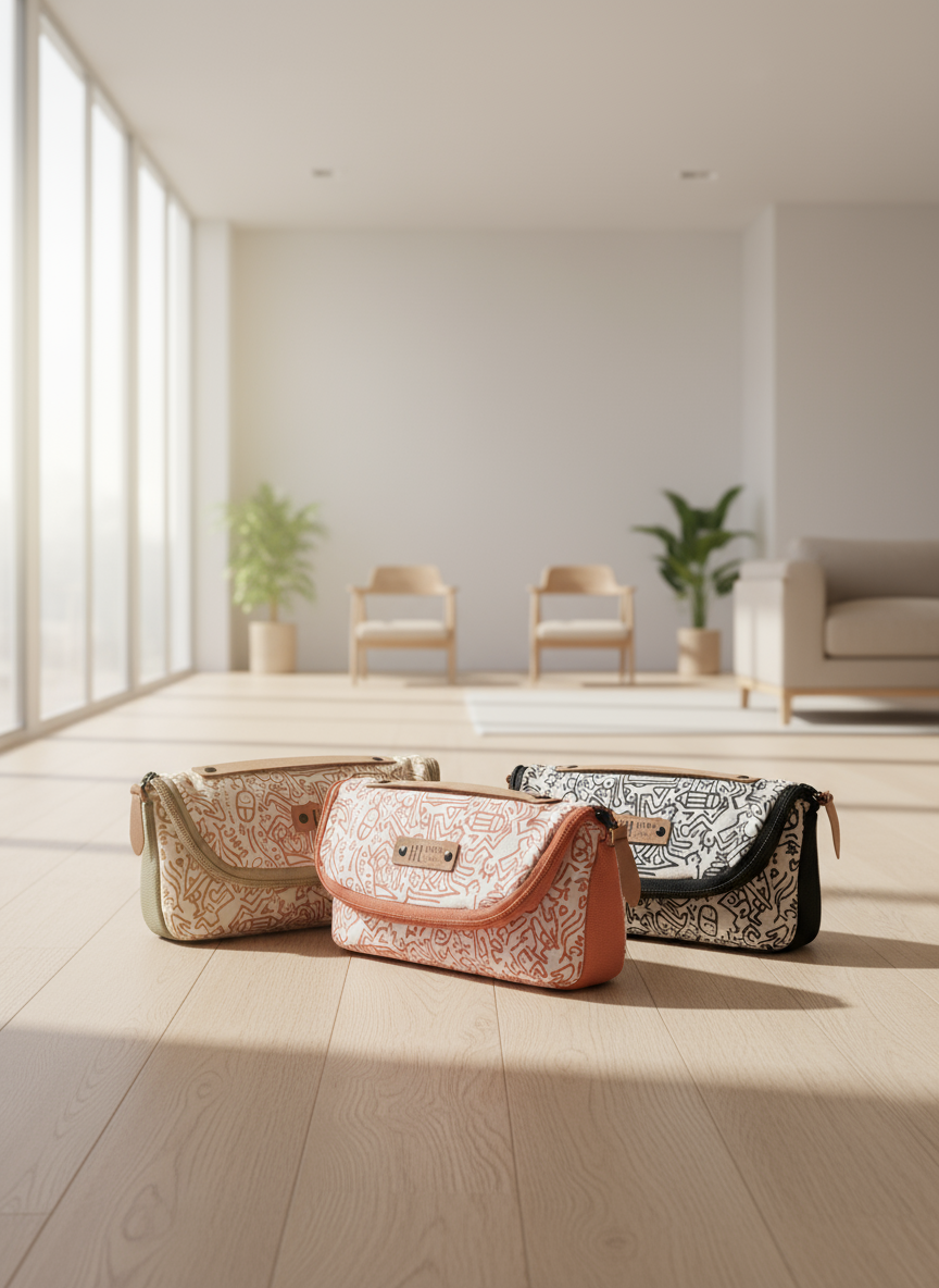 Large Capacity Pencil Pouch – Expandable Pencil Pouch with Zipper Closure Portable Makeup Pouch, Aesthetic Pencil Case, Cute Stationery Bag for Students Girls Adults Office