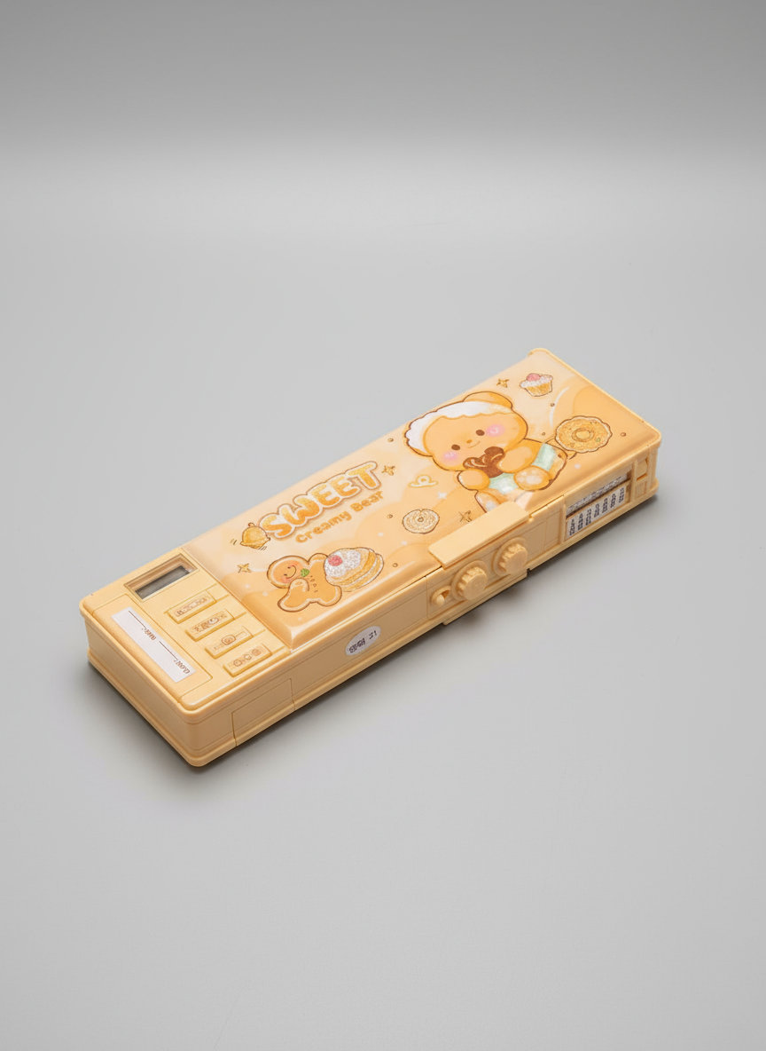 Multifunctional Pencil Box for Kids Magic Password Lock Compass Boxes for Boys, Magnetic Compass Box for Boys, Kids Pencil Boxes for Boy & Girls Princess Theme Return Gifts for Kid