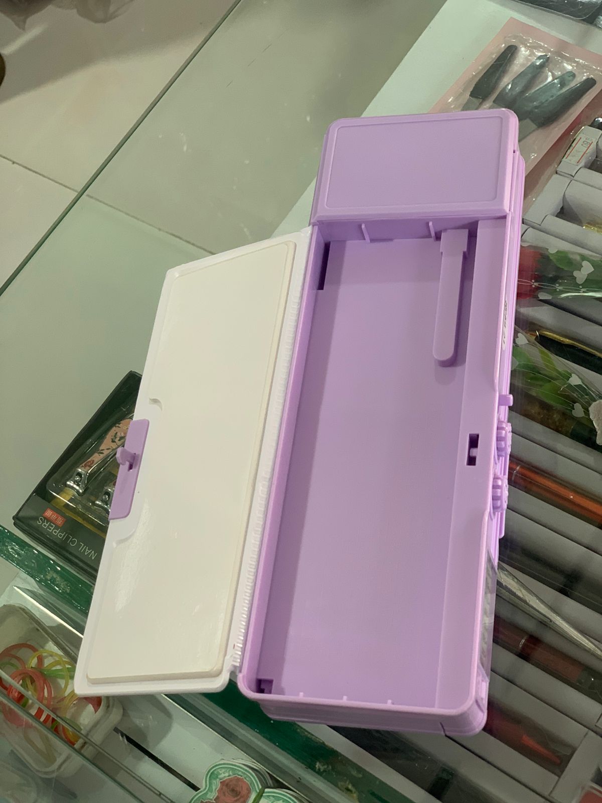 Multifunctional Pencil Box for Kids Magic Password Lock Compass Boxes for Boys, Magnetic Compass Box for Boys, Kids Pencil Boxes for Boy & Girls Princess Theme Return Gifts for Kid