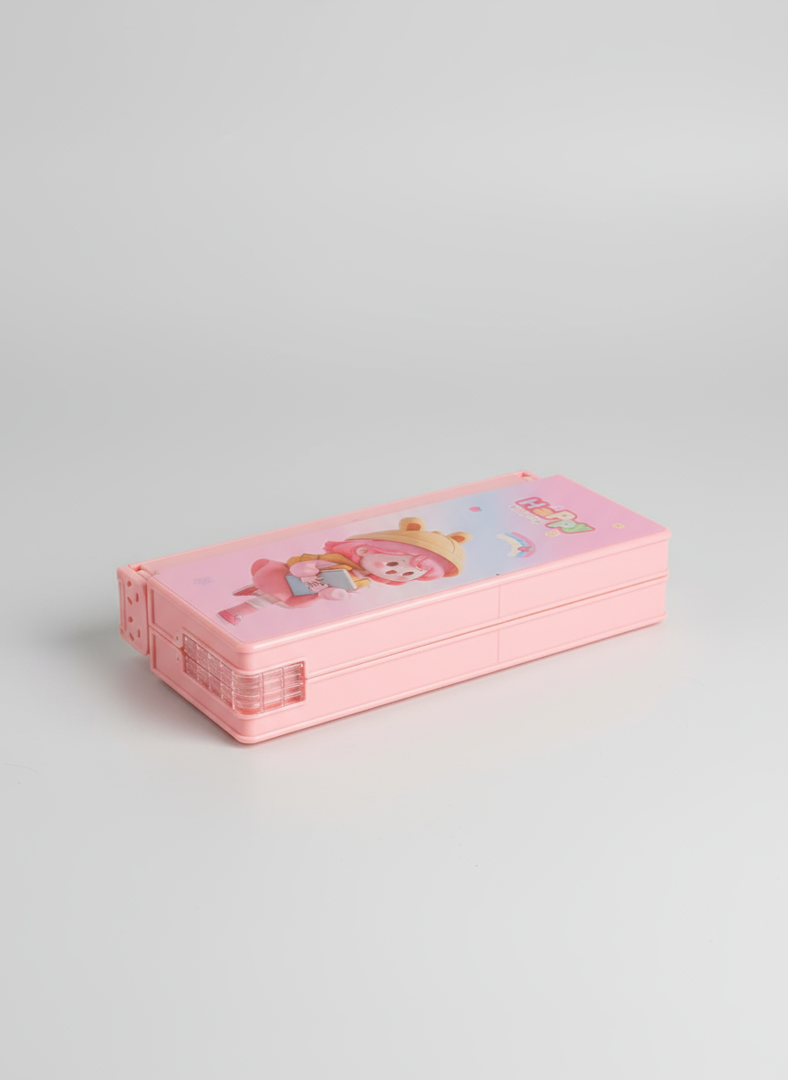 Cartoon Design Multi-Purpose Pencil Box, Anime Style Storage Box