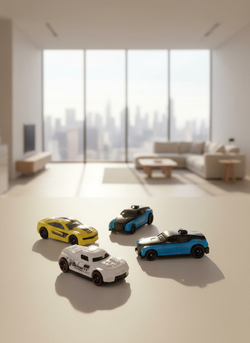 Hot Wheel Toy Car Set of 4.