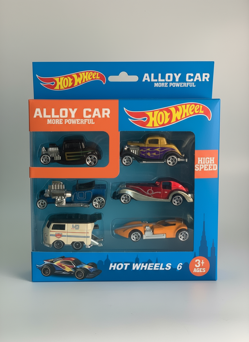 Hot Wheel Toy Car Set of 6
