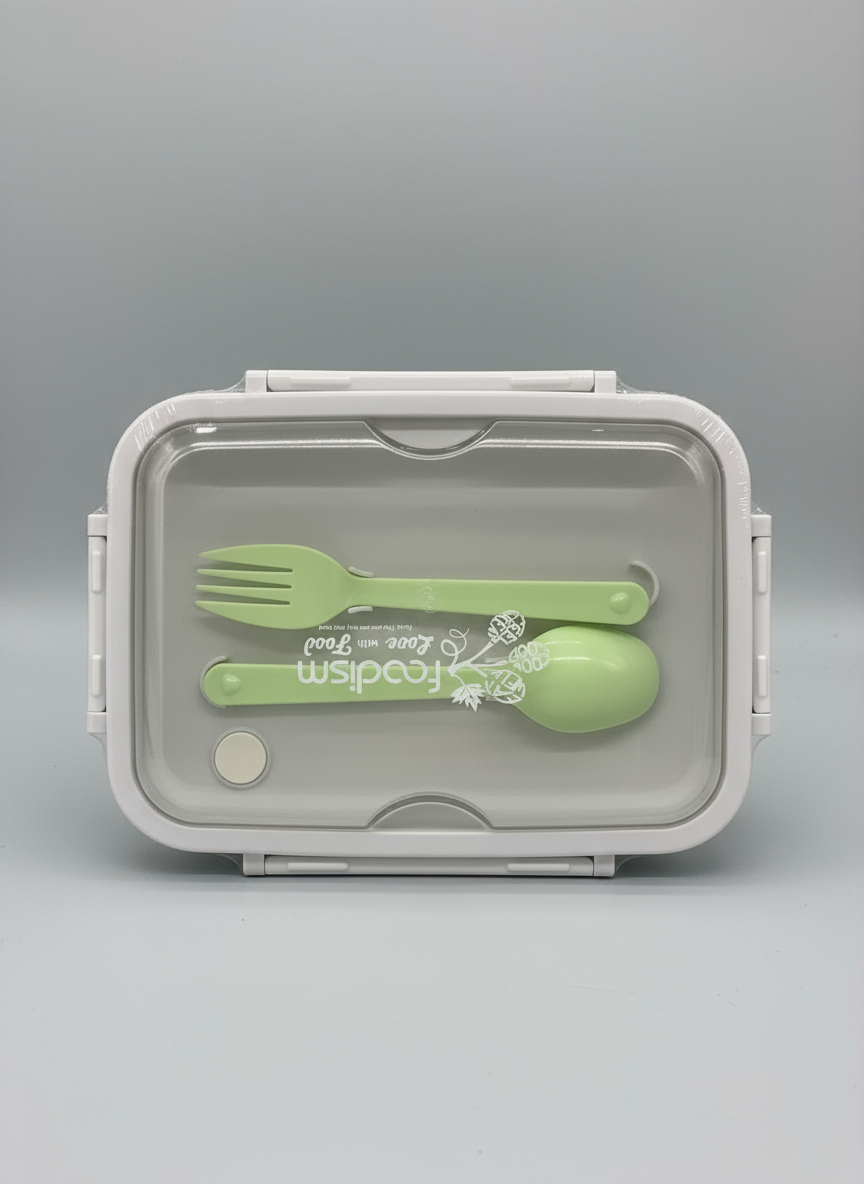 3 Compartment Air Tight Stainless Steel Lunch Box with Spoon & Folk 3 Containers Lunch Box (750 ml, Thermoware)