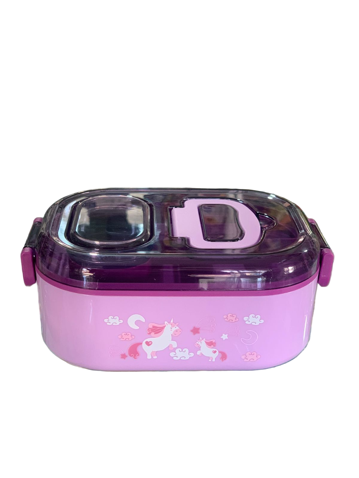 Stainless Steel Lunch Box for Kids, Tiffin Box, Single Compartment Lunch Box with Fork, Lunch Box for Office Women and Men, Executive - 700 ML 1 Compartment Lunch Box