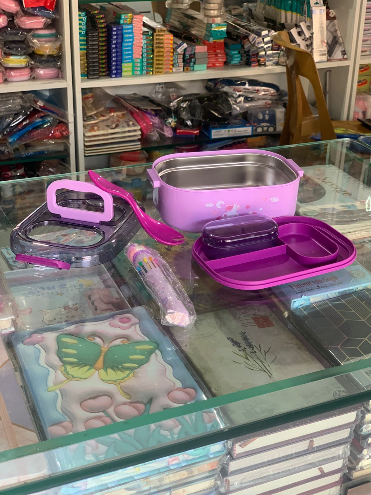 Stainless Steel Lunch Box for Kids, Tiffin Box, Single Compartment Lunch Box with Fork, Lunch Box for Office Women and Men, Executive - 700 ML 1 Compartment Lunch Box