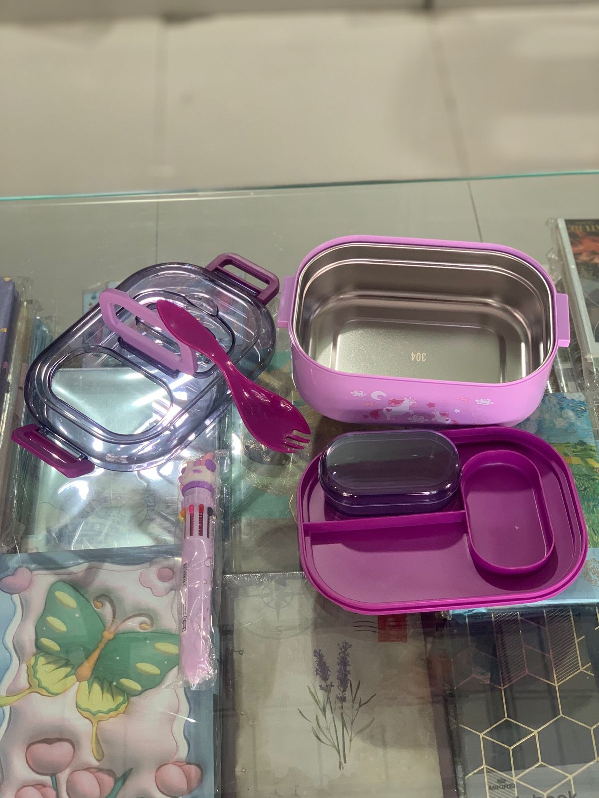 Stainless Steel Lunch Box for Kids, Tiffin Box, Single Compartment Lunch Box with Fork, Lunch Box for Office Women and Men, Executive - 700 ML 1 Compartment Lunch Box