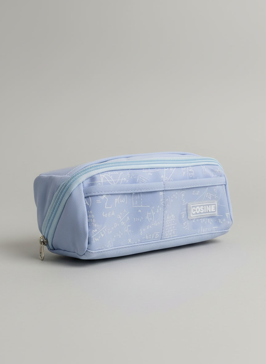 COSINE Math Formula Pencil Pouch – Spacious &amp; Stylish