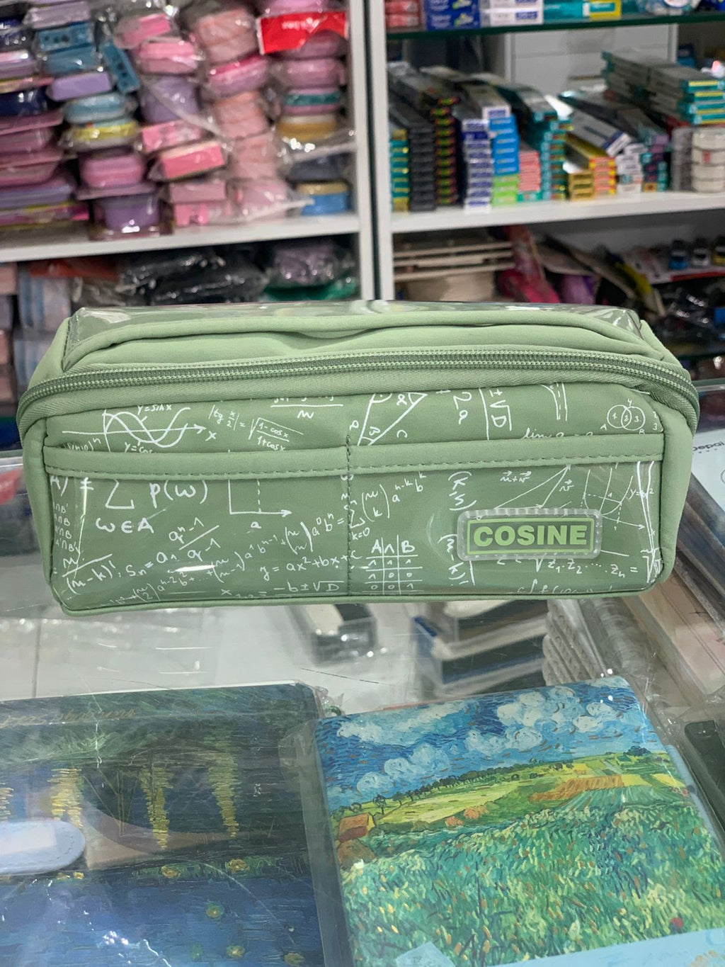 COSINE Math Formula Pencil Pouch – Spacious &amp; Stylish