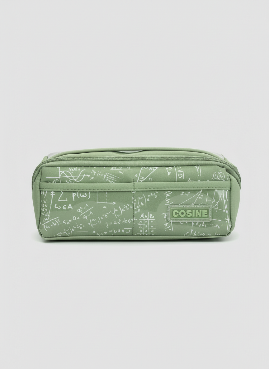COSINE Math Formula Pencil Pouch – Spacious &amp; Stylish