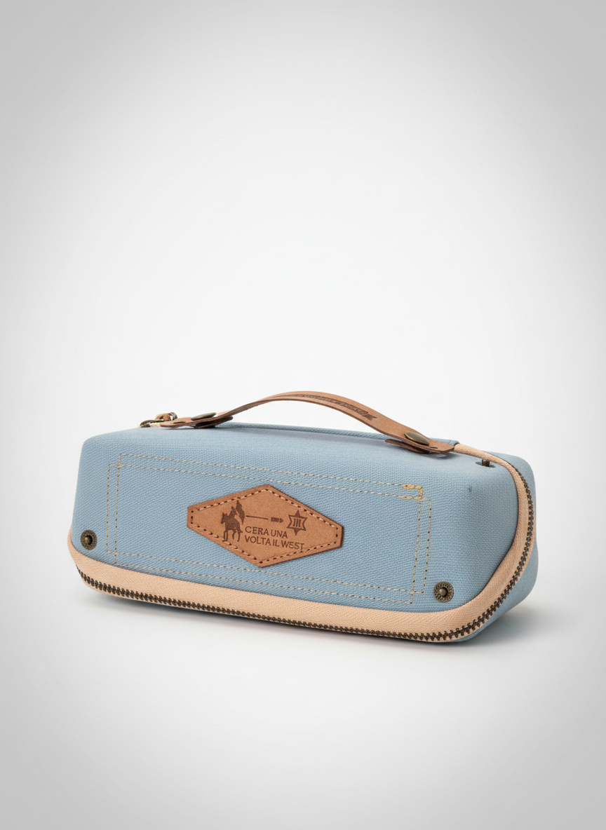 Premium Denim Pencil Pouch – Stylish & Spacious Organizer