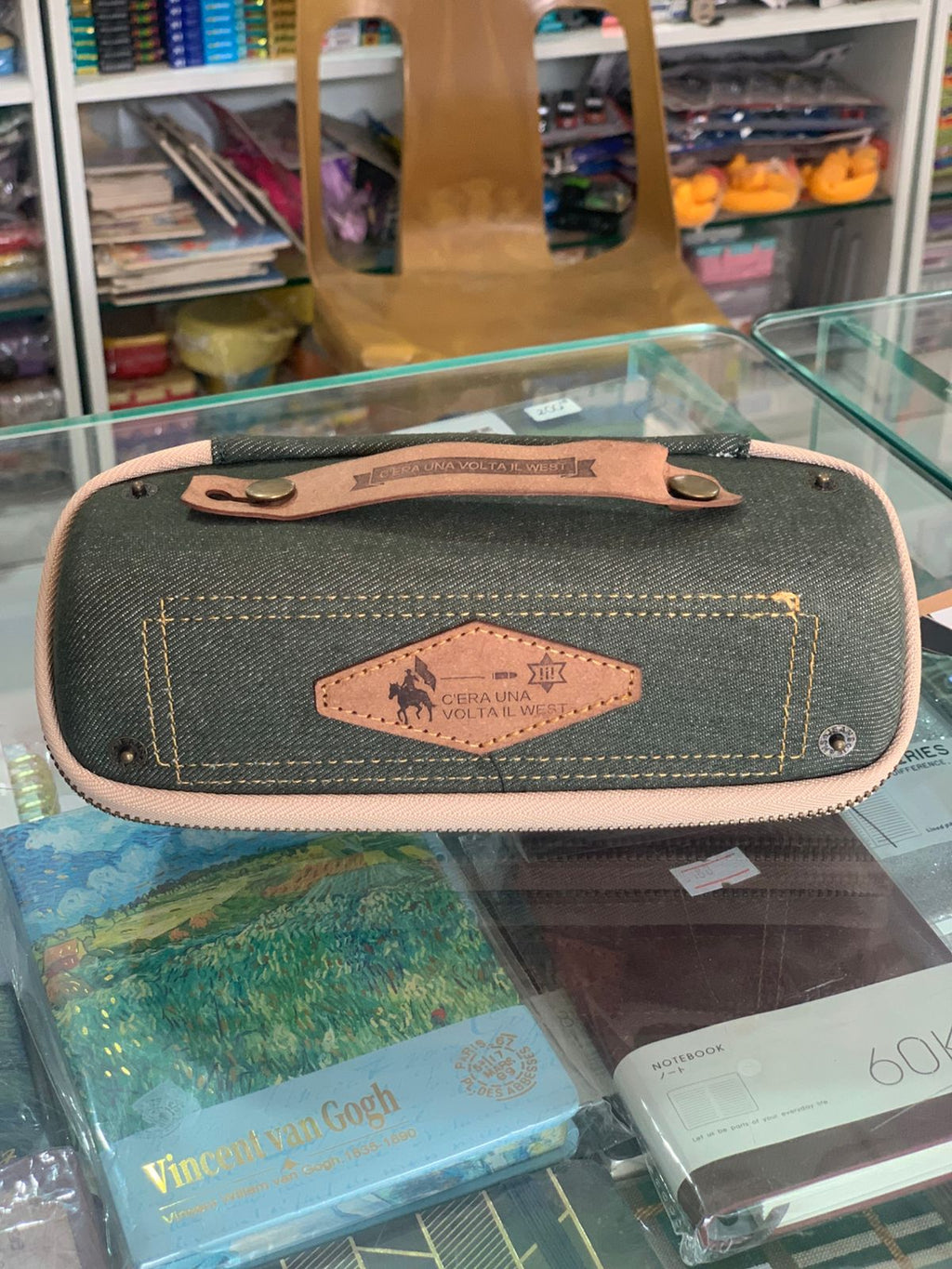 Premium Denim Pencil Pouch – Stylish & Spacious Organizer