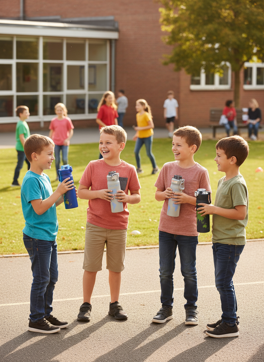 🌍   World Map Stainless Steel Insulated Bottle – 750 ml