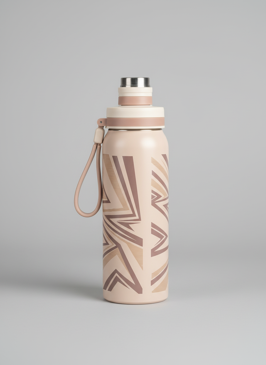 Modern Pattern Stainless Steel Bottle