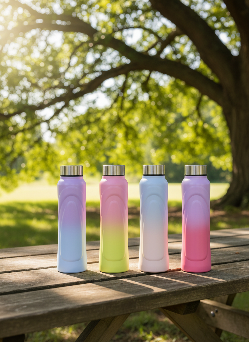 Aesthetic Pastel Steel Bottle – Leak-Proof