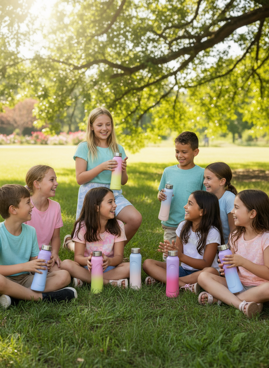 Aesthetic Pastel Steel Bottle – Leak-Proof