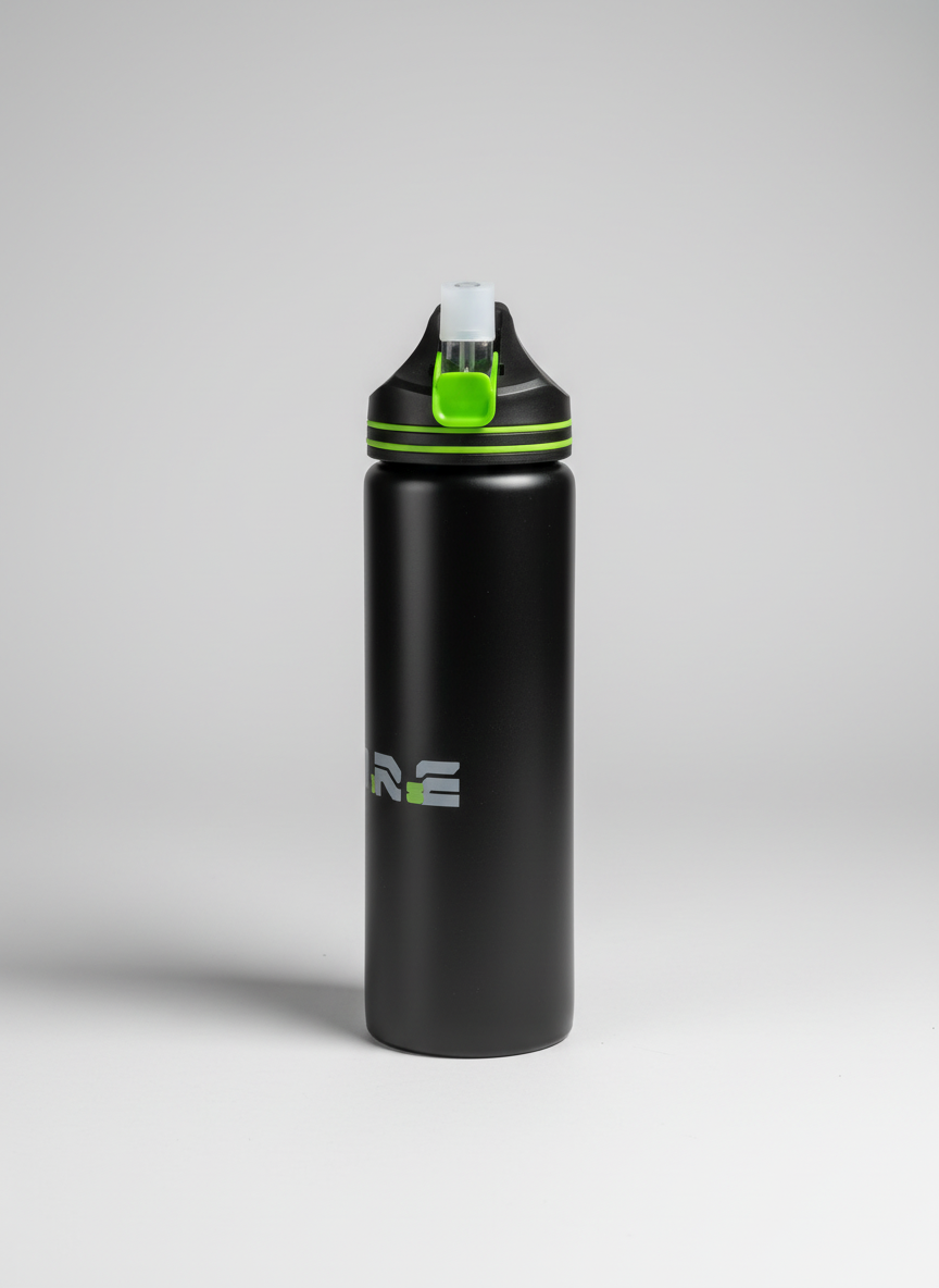 ✨   Double-Wall Insulated Steel Water Bottle – 750 ml | Leak-Proof Straw Lid