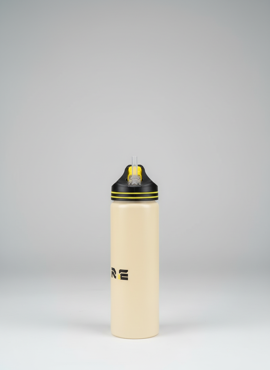 ✨   Double-Wall Insulated Steel Water Bottle – 750 ml | Leak-Proof Straw Lid