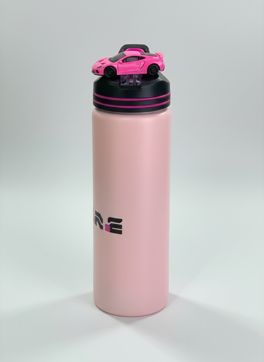 ✨   Double-Wall Insulated Steel Water Bottle – 750 ml | Leak-Proof Straw Lid