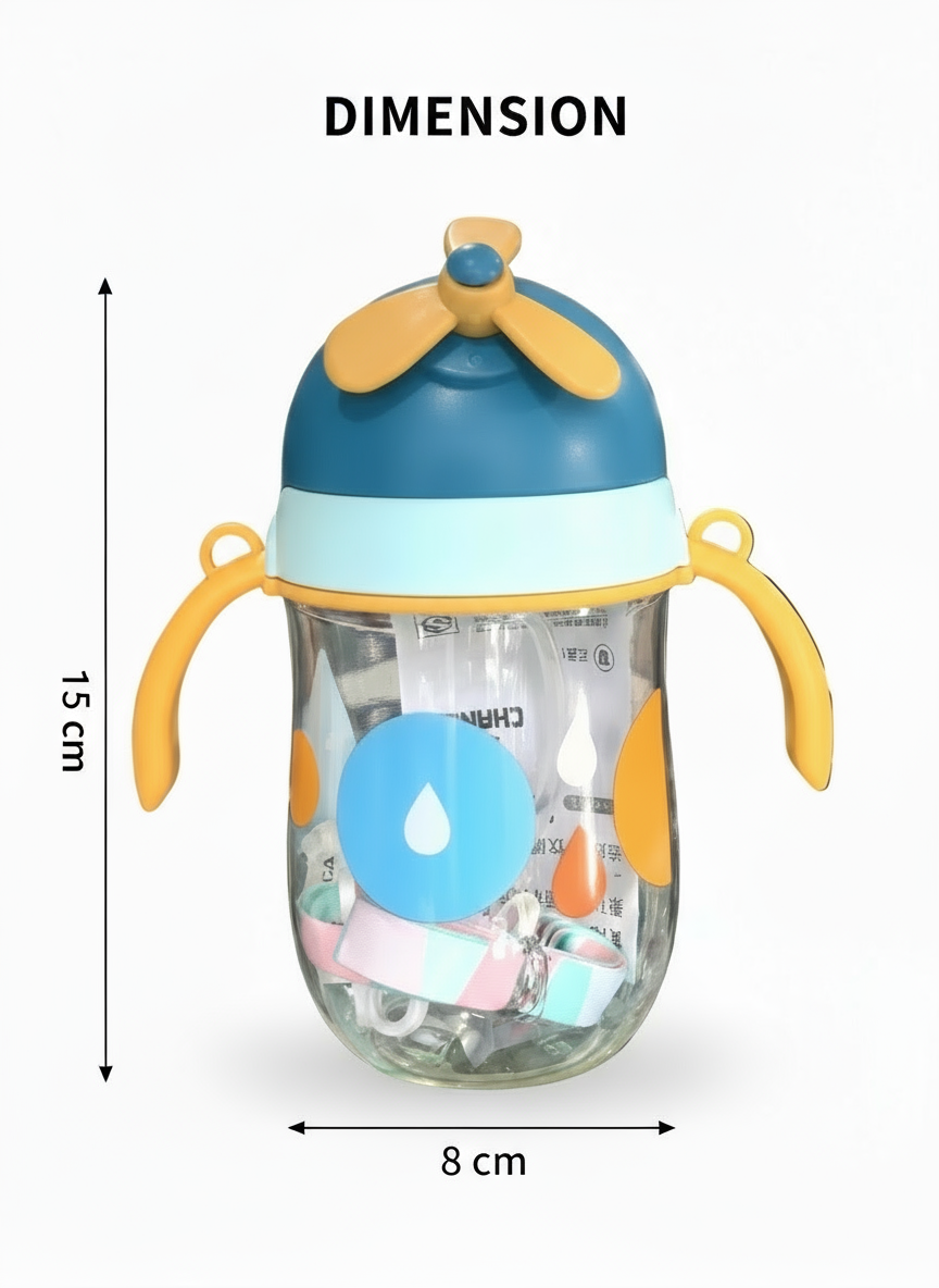 Premium Sipper Cup with Handles | BPA Free & Leak Proof | Sipper with Soft Silicone Straw